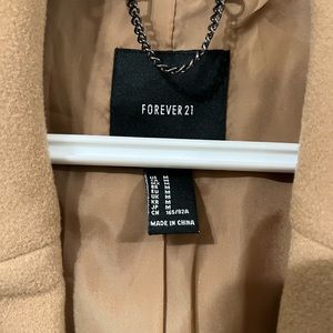 TAN PEACOAT SIZE M